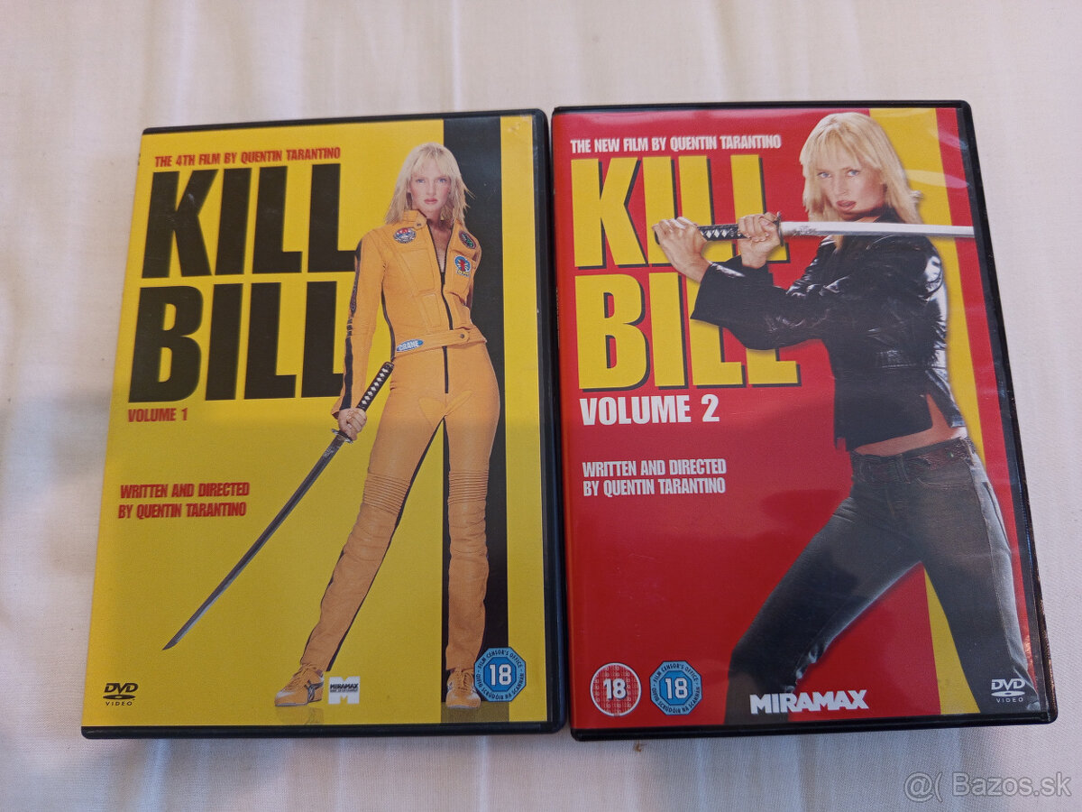 predám DVD Kill Bill 1 + 2