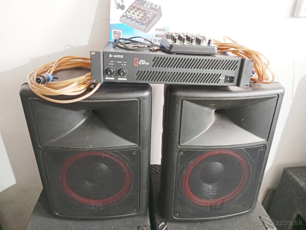 Kompletná aparatúra, zosilňovač, nový mix