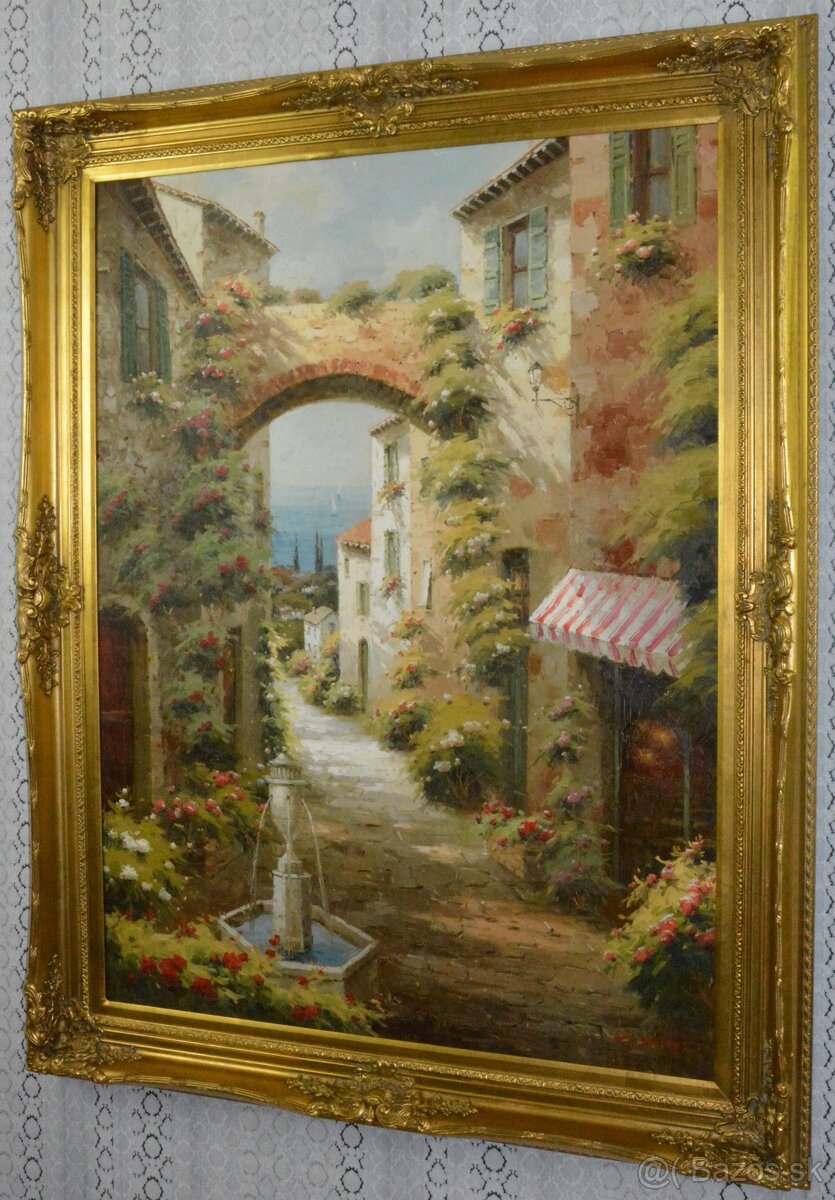 Obraz - U moře - olej na plátně - velký - 143 cm