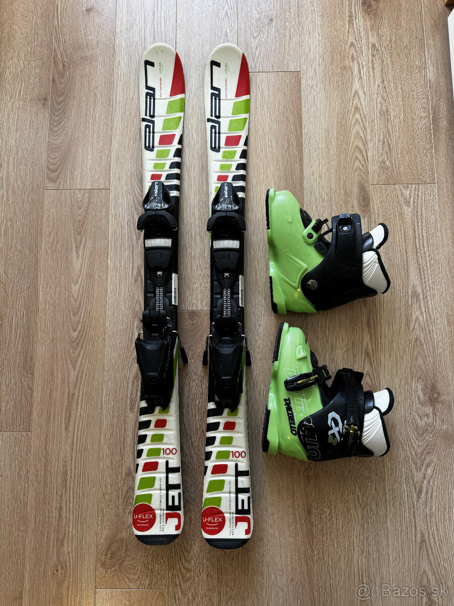 Predam detske lyze Elan s lyziarkami