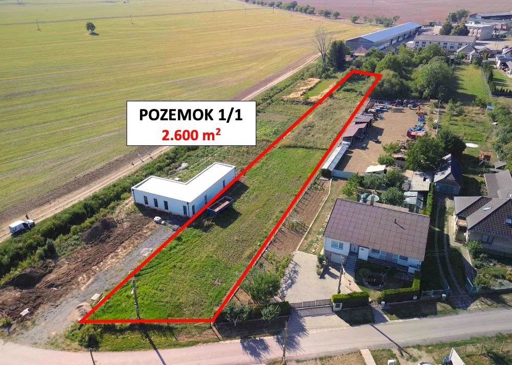 Veľký 2.600 m2 STAVEBNÝ POZEMOK v obci Veľký Ďur