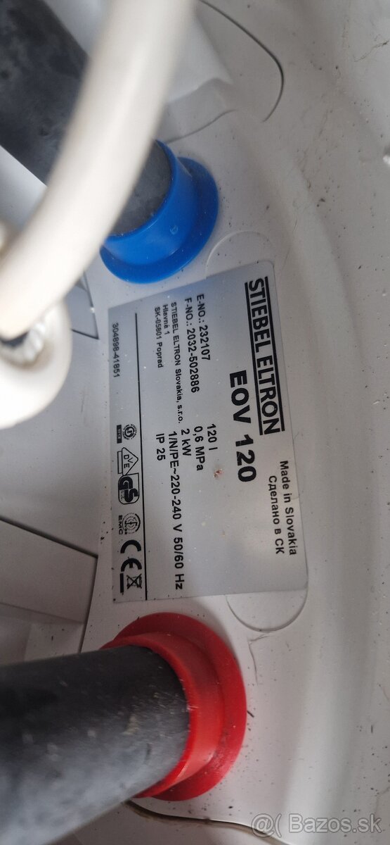 Tatramat 120l ohrev vody EOV 120