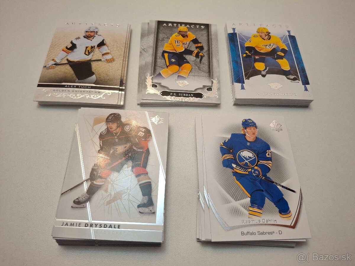 Hokejove karty,karticky - Artifacts,SP Authentic