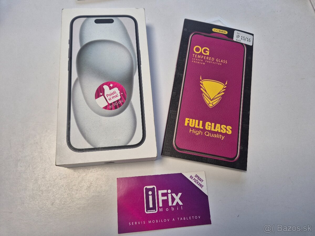 iPhone 15 128GB black nový