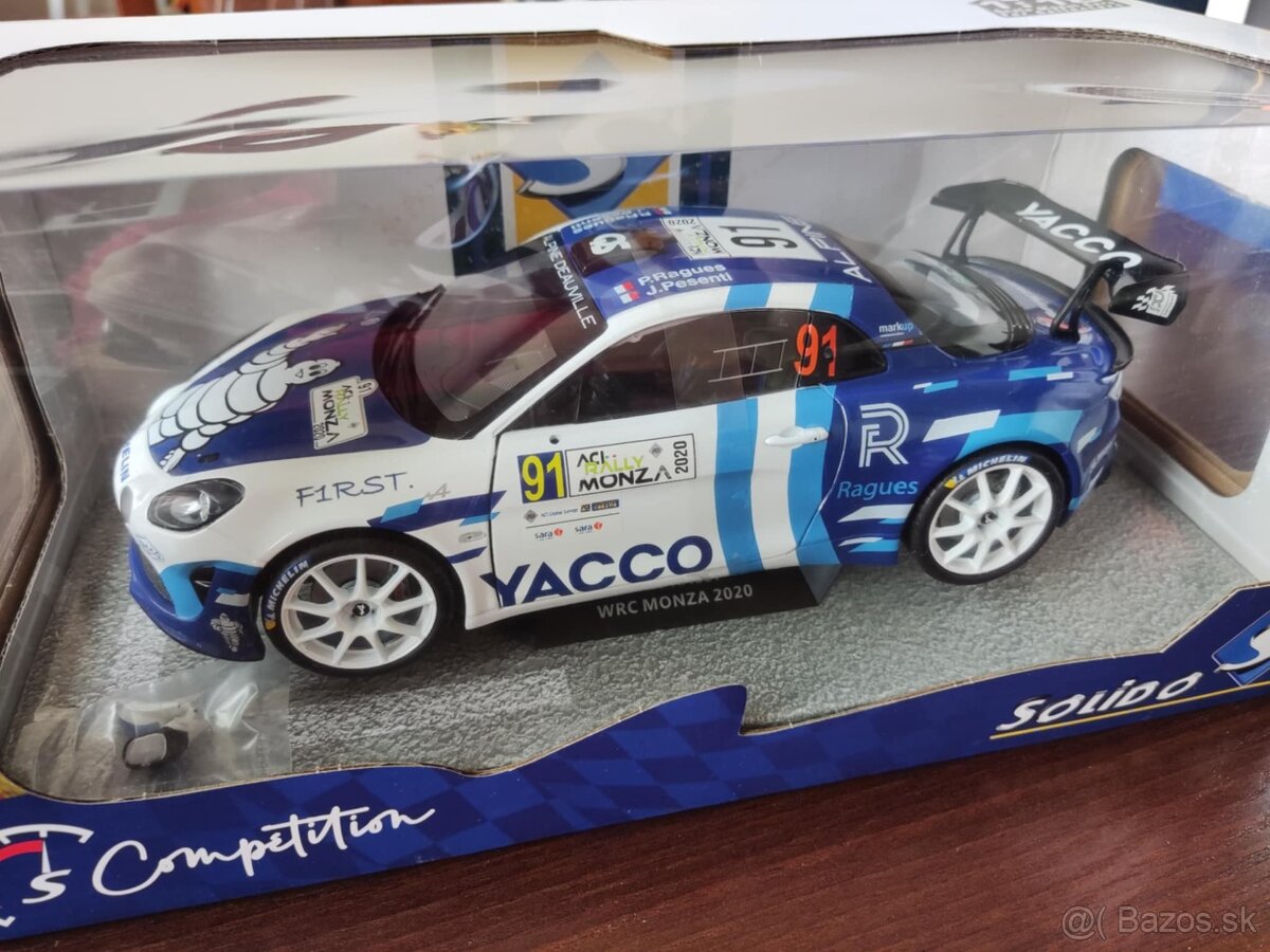 Alpine A110 Rally Monza 2020 1:18