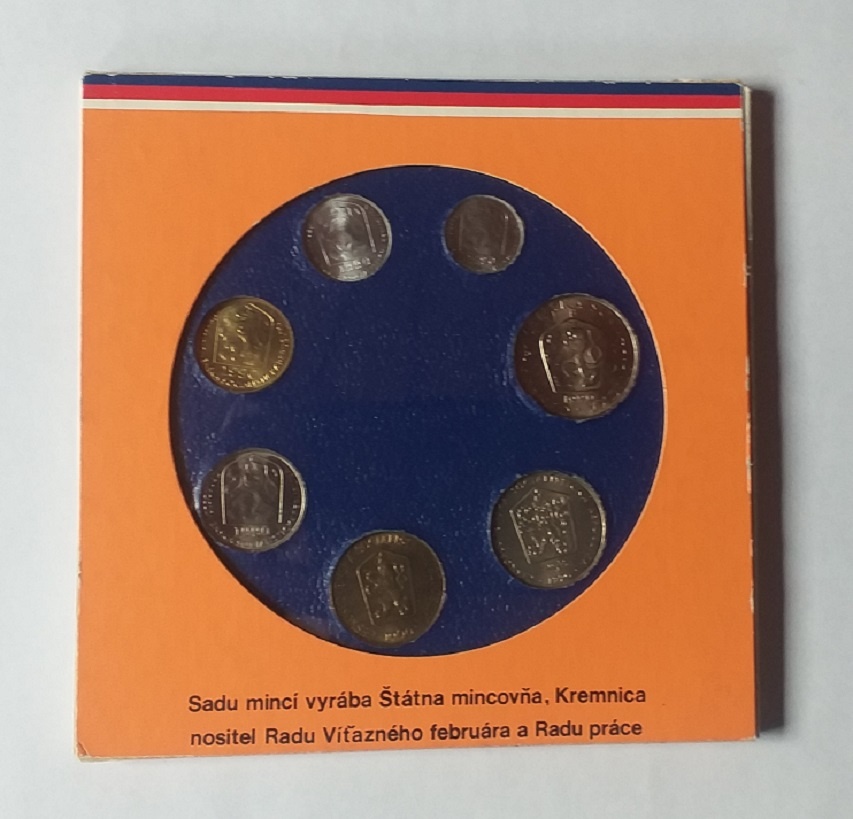 ČSSR sada mincí 1990