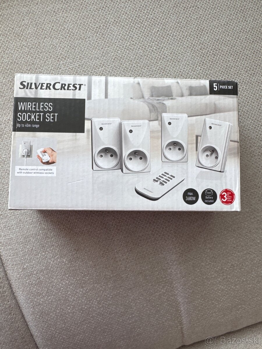 Zasuvky na ovladanie Silvercrest wireless socket set