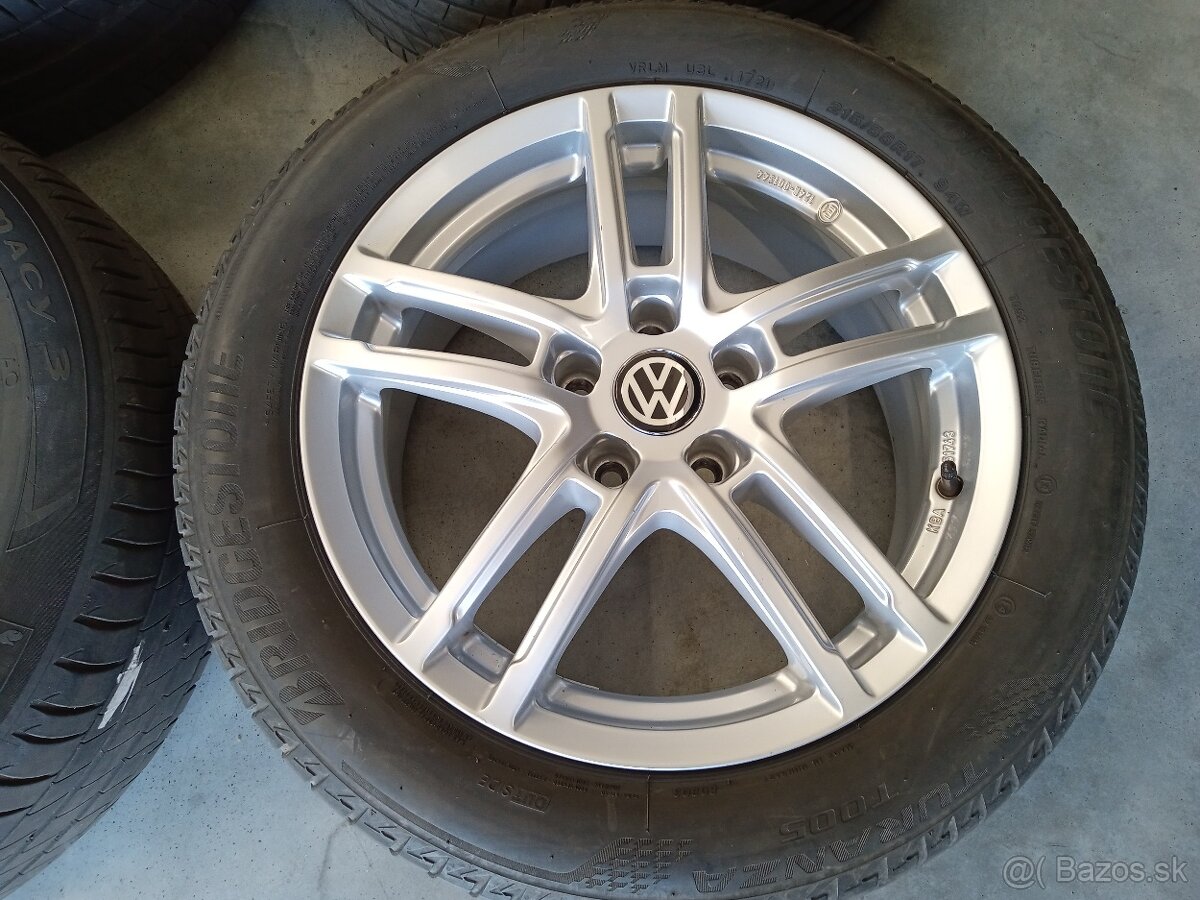 Predam letne ALU 5x112 R17 7J ET40 DEZENT VOLKSWAGEN