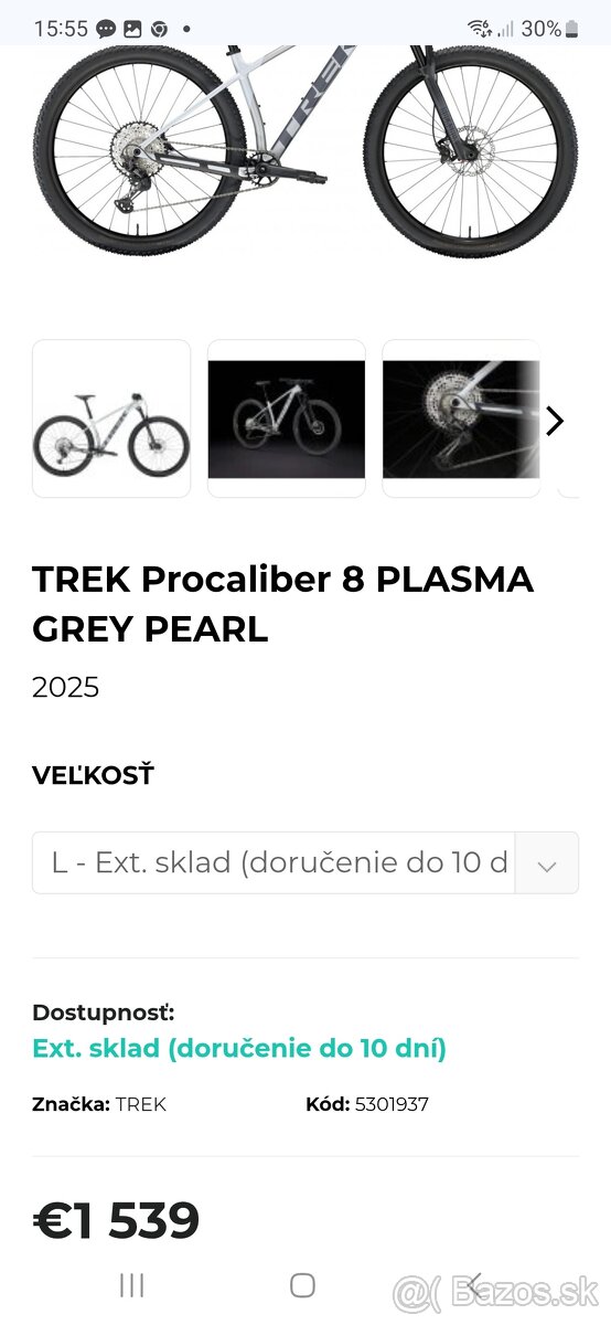 Trek procaliber 8 novy