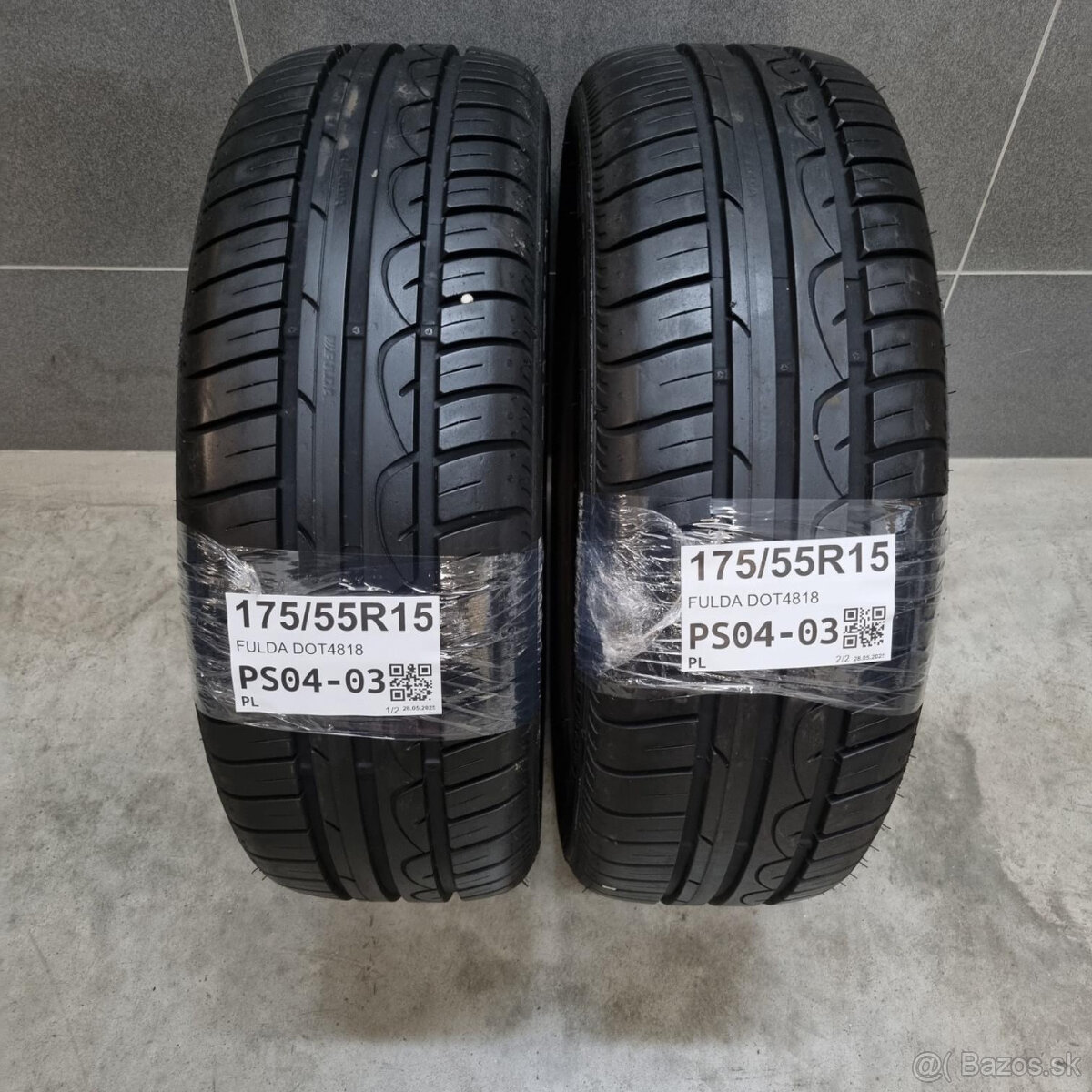 Letné pneumatiky 175/55 R15 FULDA DOT4818