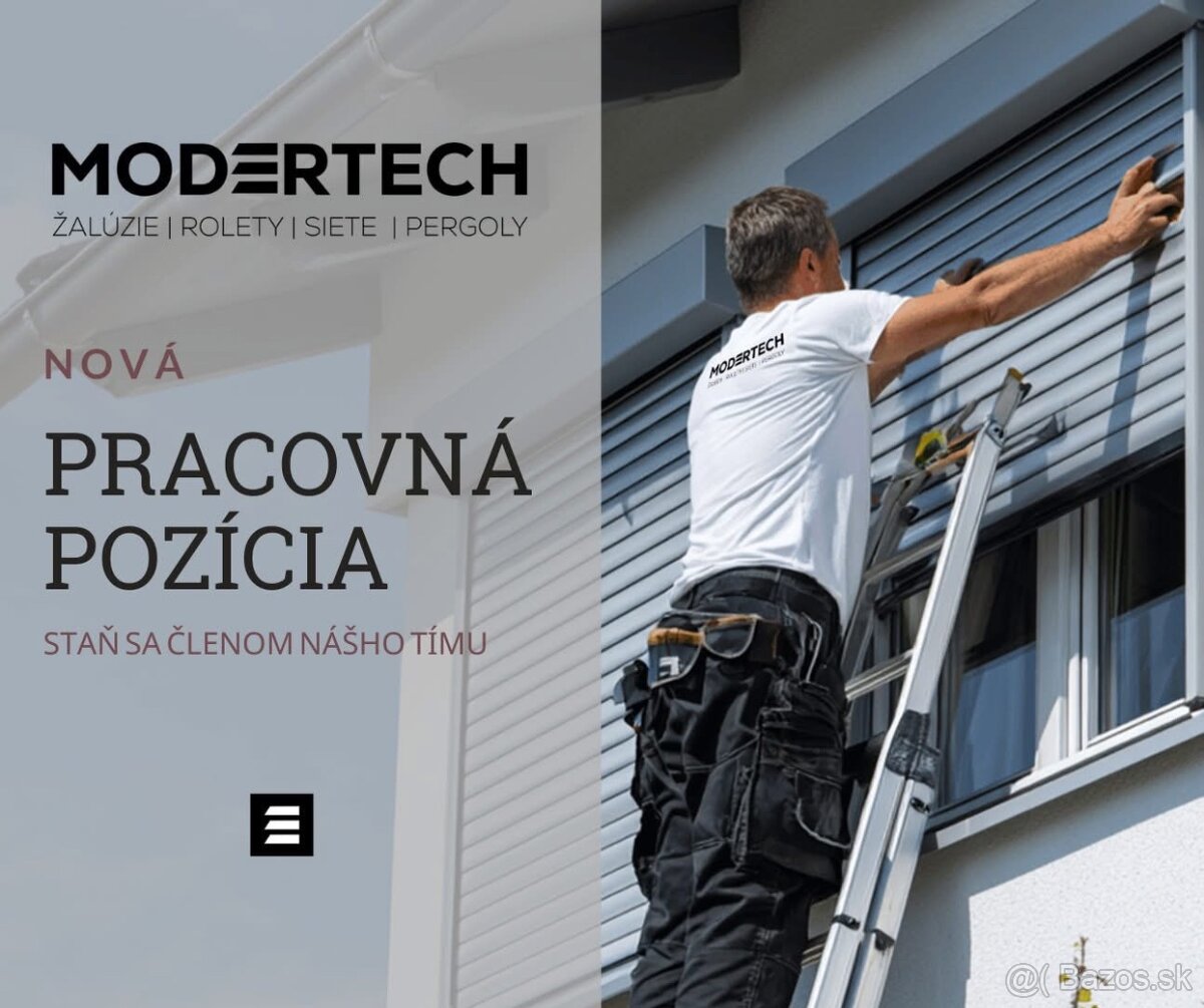Pracovná ponuka/brigáda - montážny pracovník