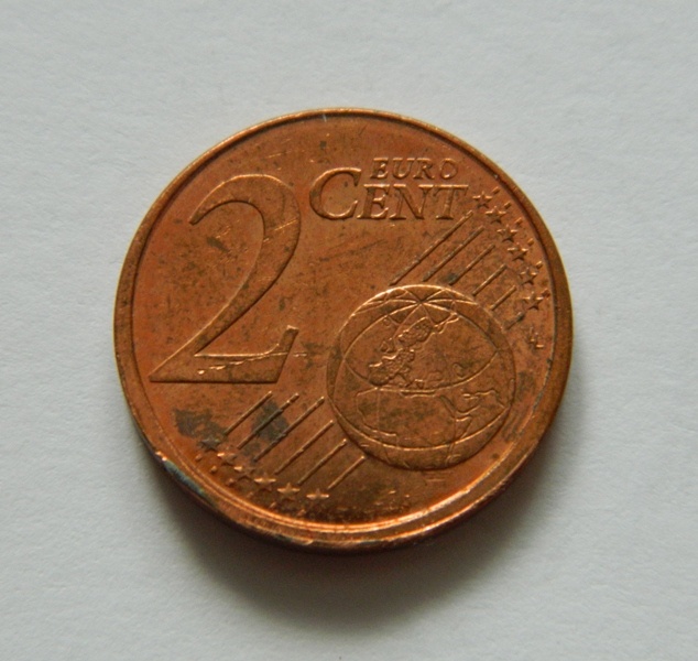Predám 2 euro cent 2002 G Nemecko - chyborazba