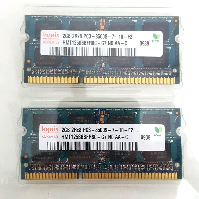 HYNIX 2GB 2Rx8 PC3-8500S-7-10-F2