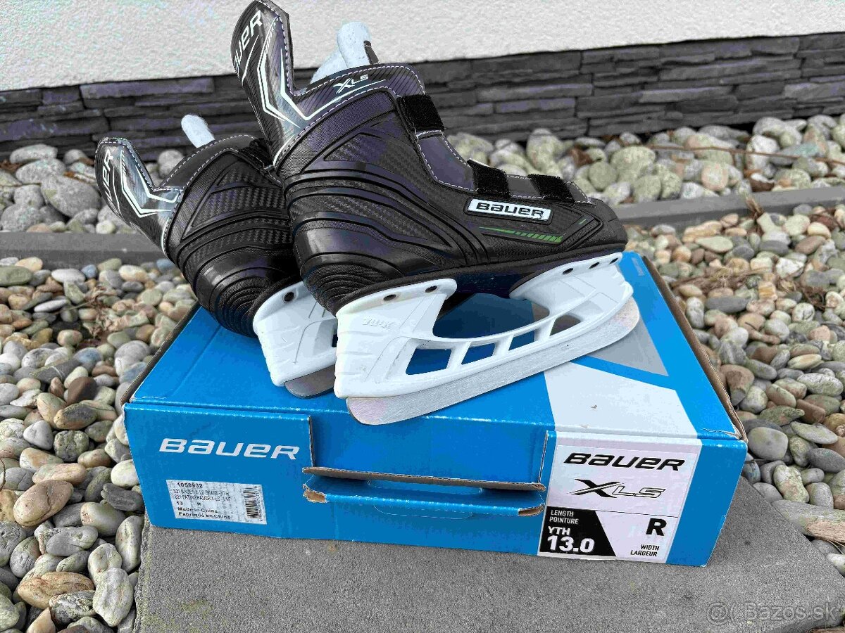 Detské hokejové korčule BAUER EUR32, vnútro 20,3cm