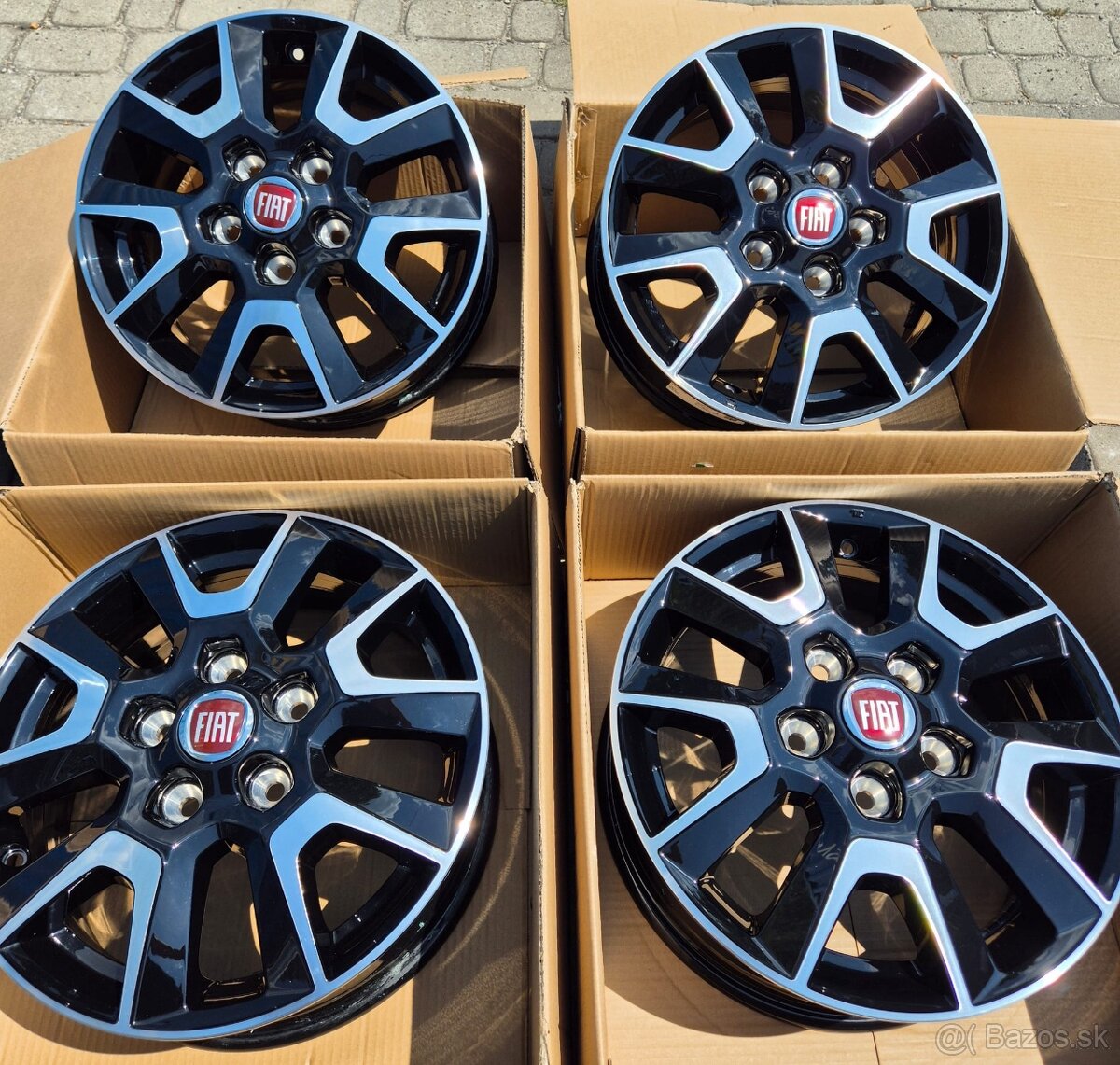 Nové originál Alu disky Fiat Ducato, Boxer, Jumper, Opel