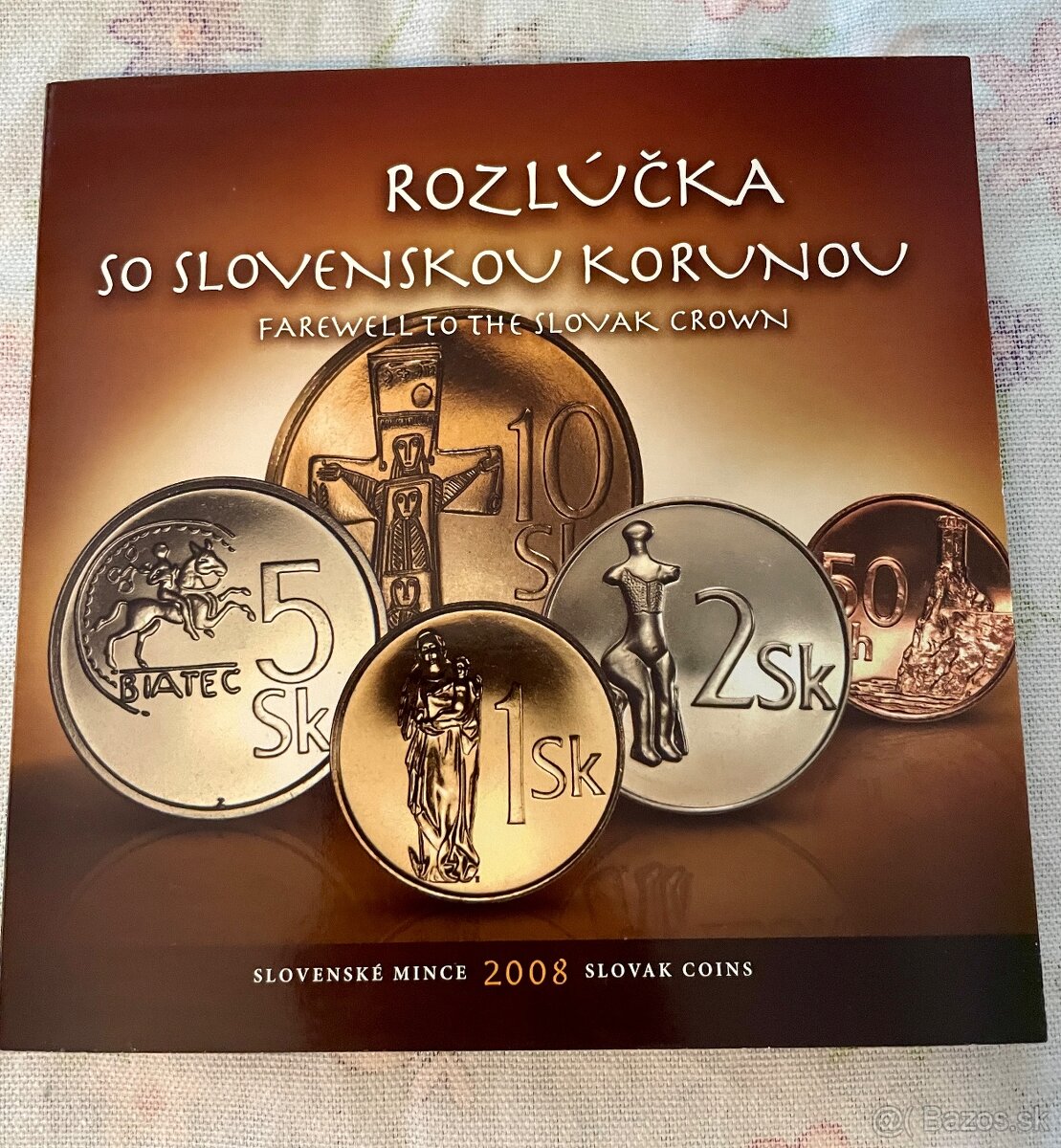 SADA MINCÍ SR 2008 - ROZLÚČKA SO SLOVENSKOU KORUNOU - PROOF