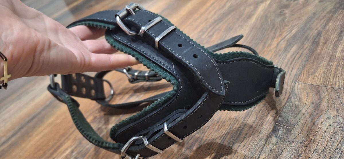 Kozeny postroj pre psa L/XL