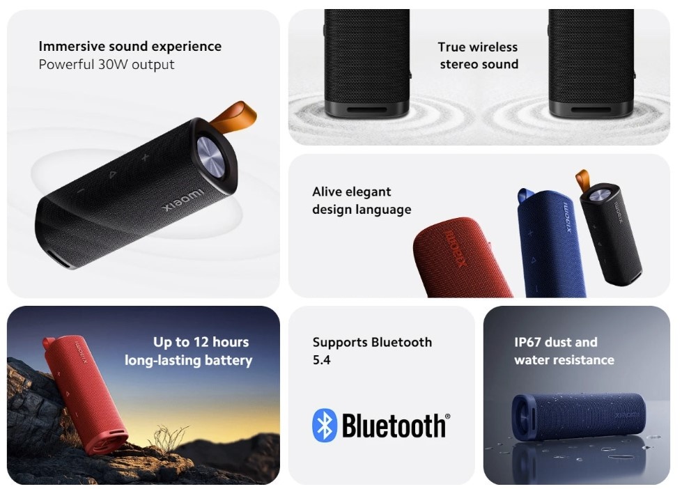Nový S29D Xiaomi Sound Outdoor 30W (Black)