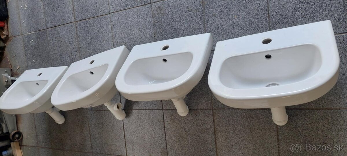 Detske umyvadla, vhodne do škôlky 4 kusy