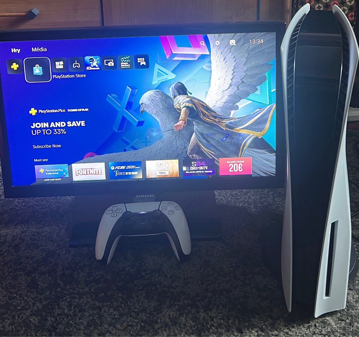 PlayStation 5 (disková verzia) 825gb+ ovládač