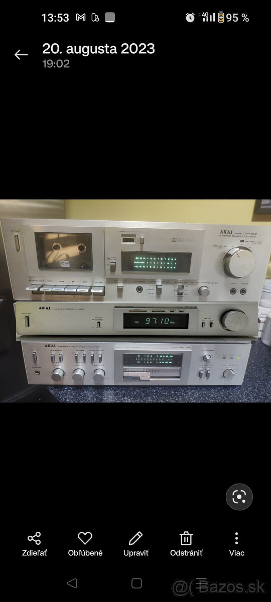 Akai Zostava Vintage