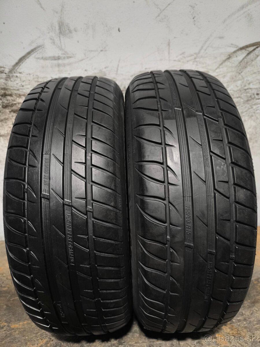195/60 R15 Letné pneumatiky Orium High Performance 2 kusy
