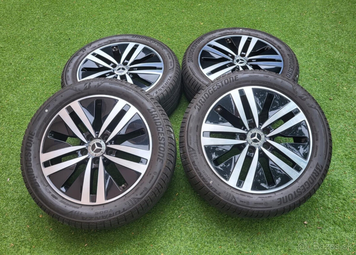 Sada disky A Mercedes (W177) 6,5Jx17 ET44 so senzory tlaku