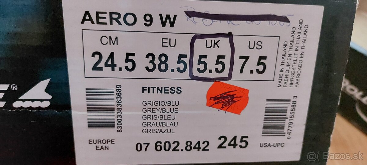Kolieskové korčule ROLLERBLADE č. 5,5