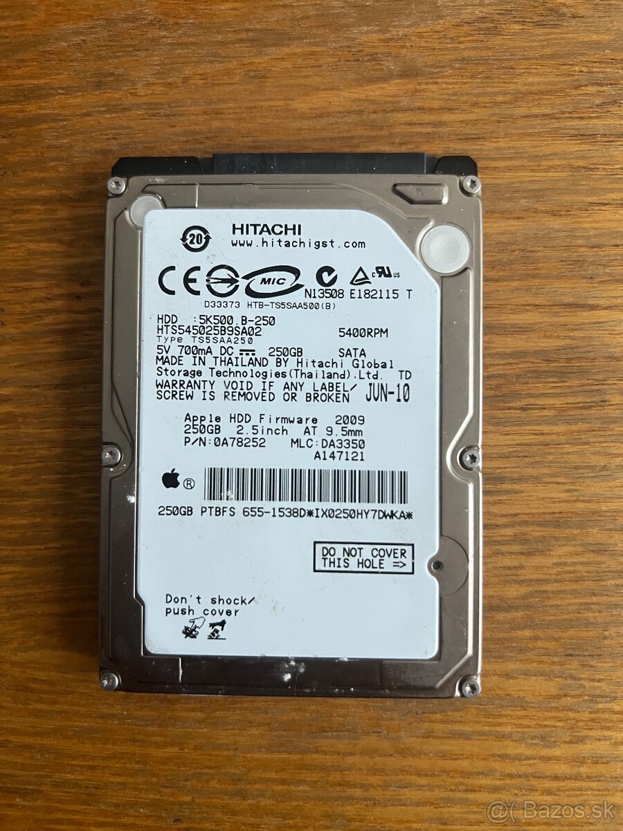 250GB Apple Hitachi HDD