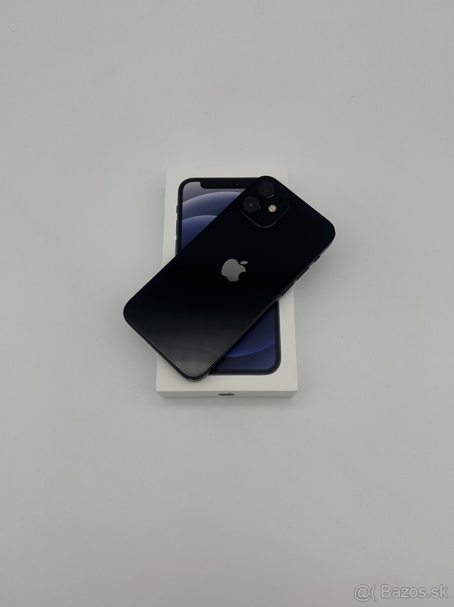iPhone 12 Mini 128GB Black (100% Batéria) + DARČEK