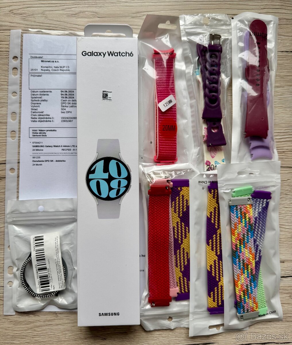 Samsung Galaxy Watch 6 44mm LTE Strieborná farba