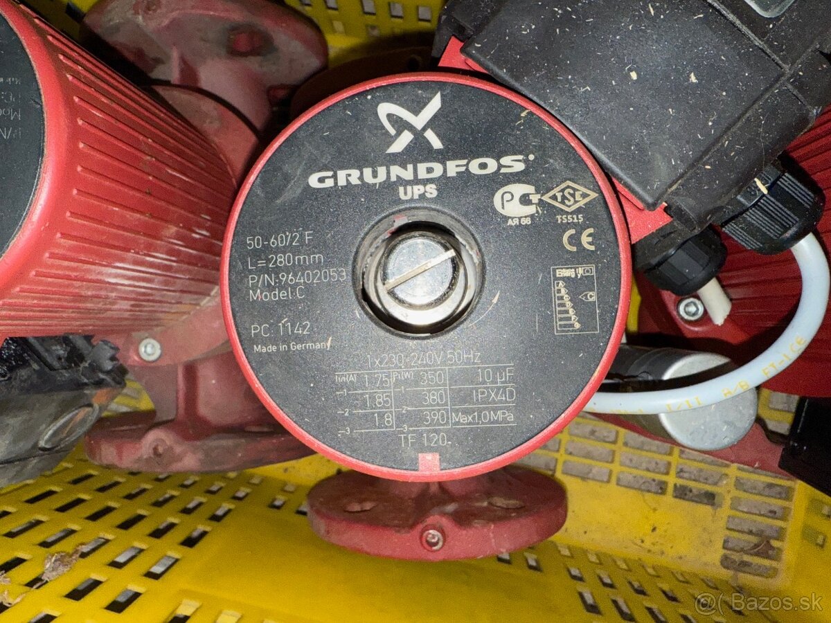 Obehove cerpadlo GRUNDFOS UPC 380-400V