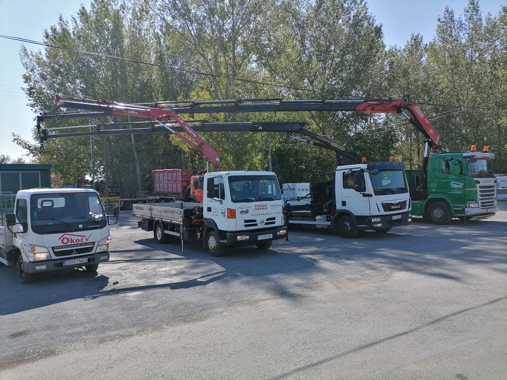 Hydraulická ruka, HR, Mercedes Benz Vario s hydraulickou ru