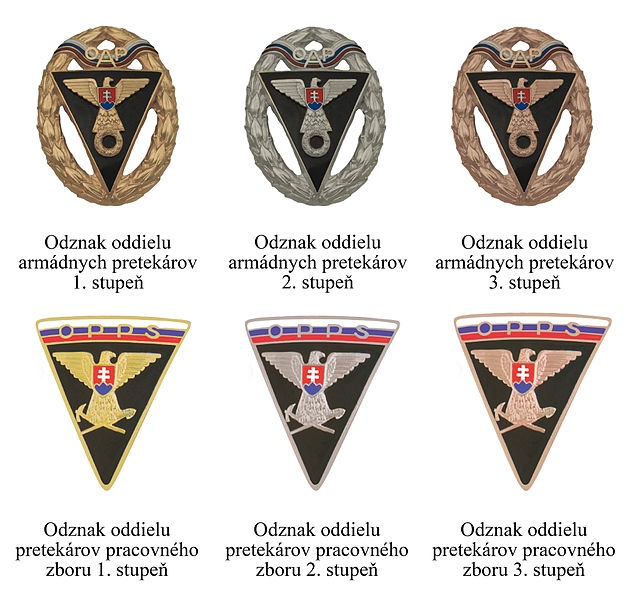 Kúpim odznak OAP alebo OPPS.