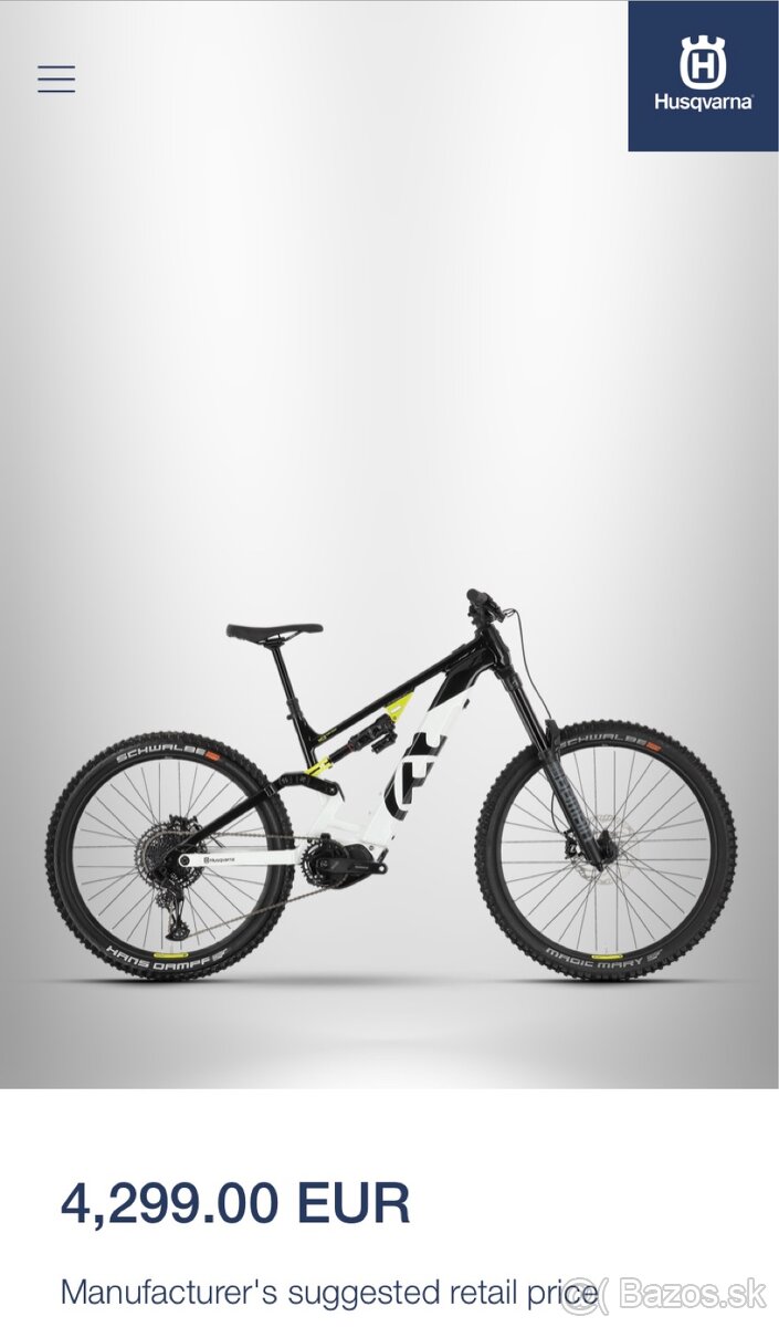 Ebike Husgvarna Hard Cross HC2 velkost M