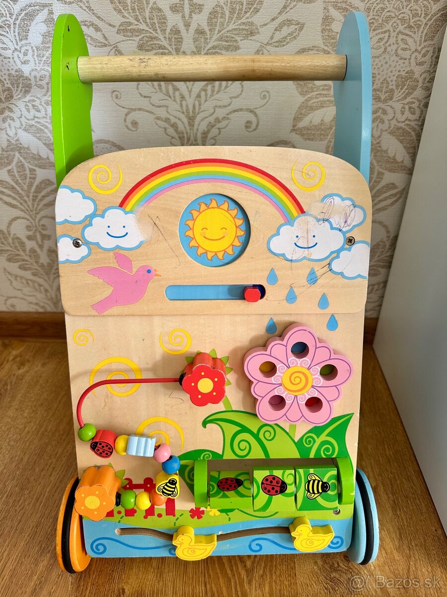 Drevené aktívne chodítko Záhrada