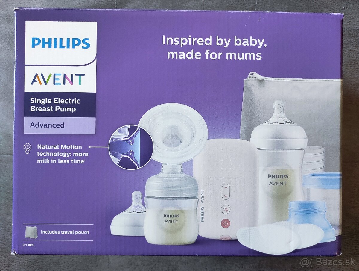Philips AVENT Odsávačka mat. mliea elektronická Single sada