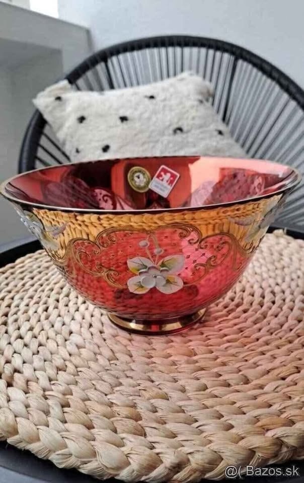 Bohemia Borské sklo misa