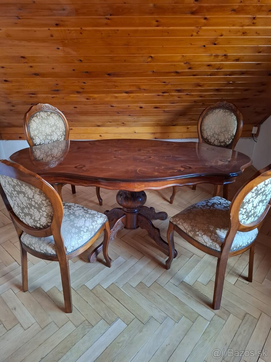 Jedálensky stôl+4  stoličky