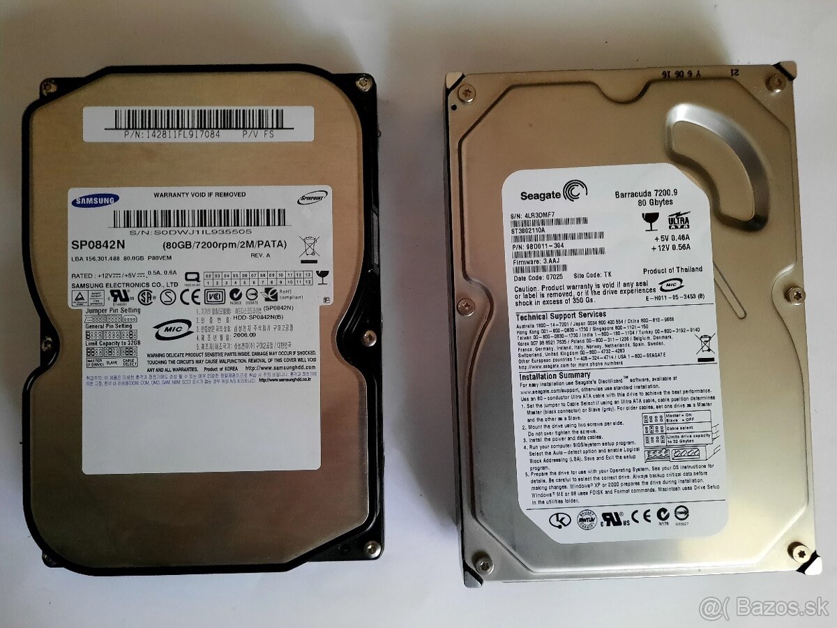 Hard disk 80Gb