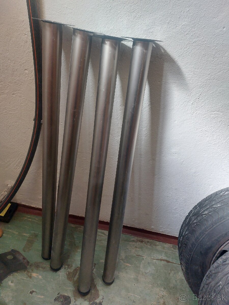 Stolove kovove nohy 4ks vyska 110cm