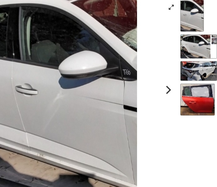 Renault Megane IV 1.2 2014 predám DVERE, hlava motora H5F, V