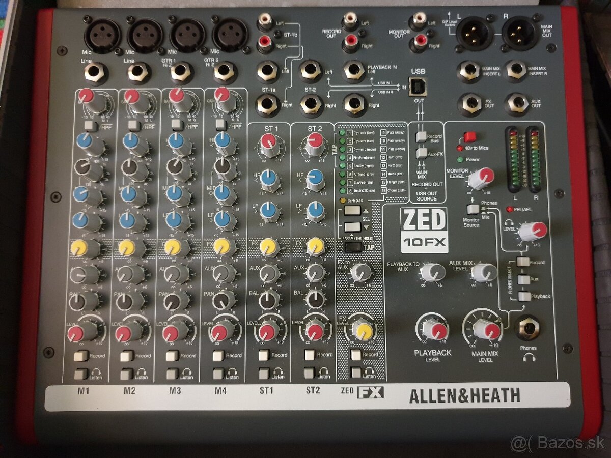 Allen & Heath ZED-10FX Analógový mixpult