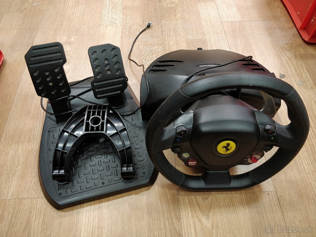 thrustmaster ferrari 458 rw xbox 360 black
