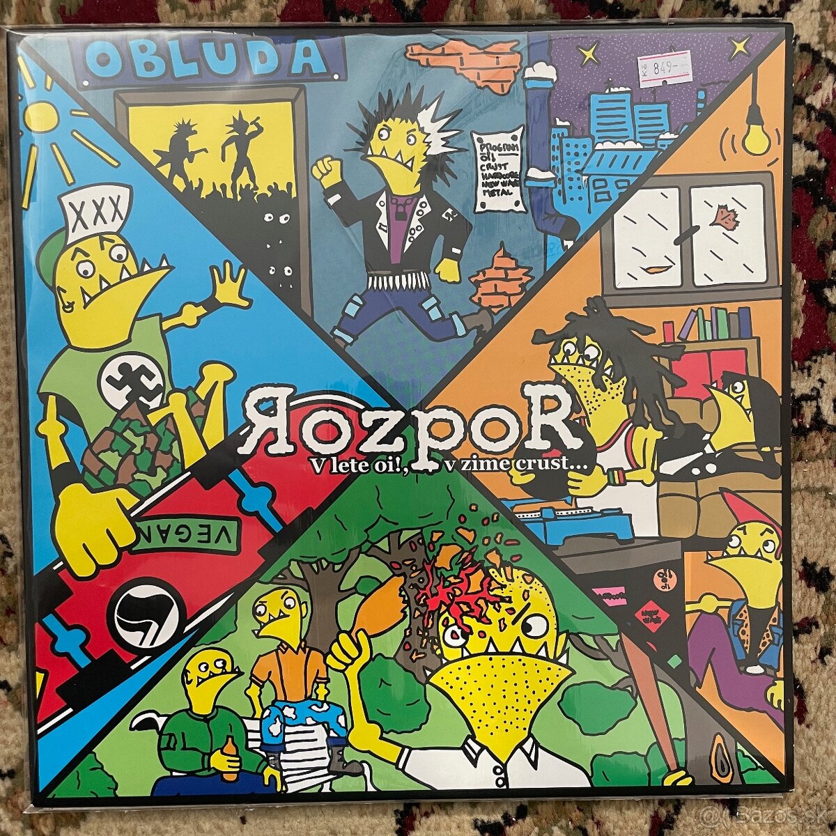 Rozpor V lete oi, v zime crust vinyl nový