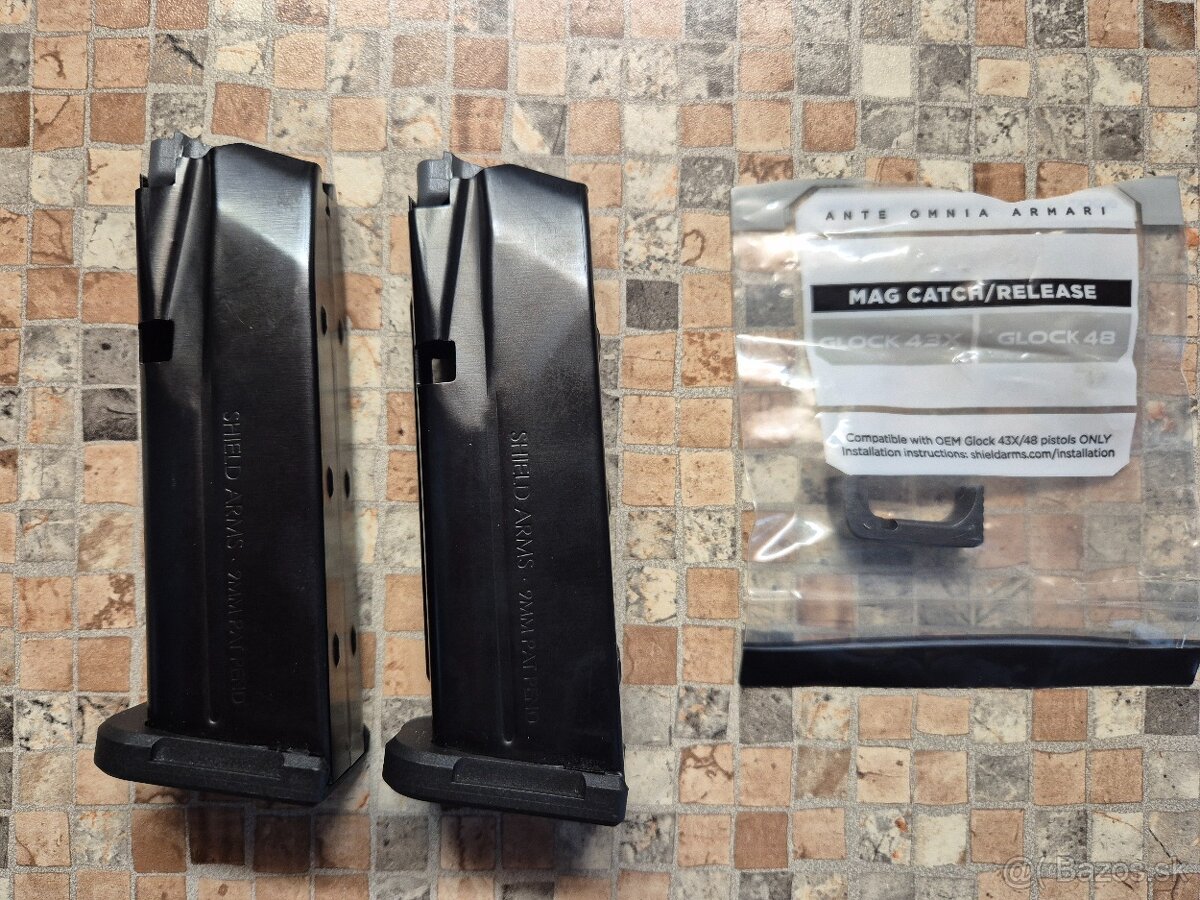 Glock 43x 48 zásobníky