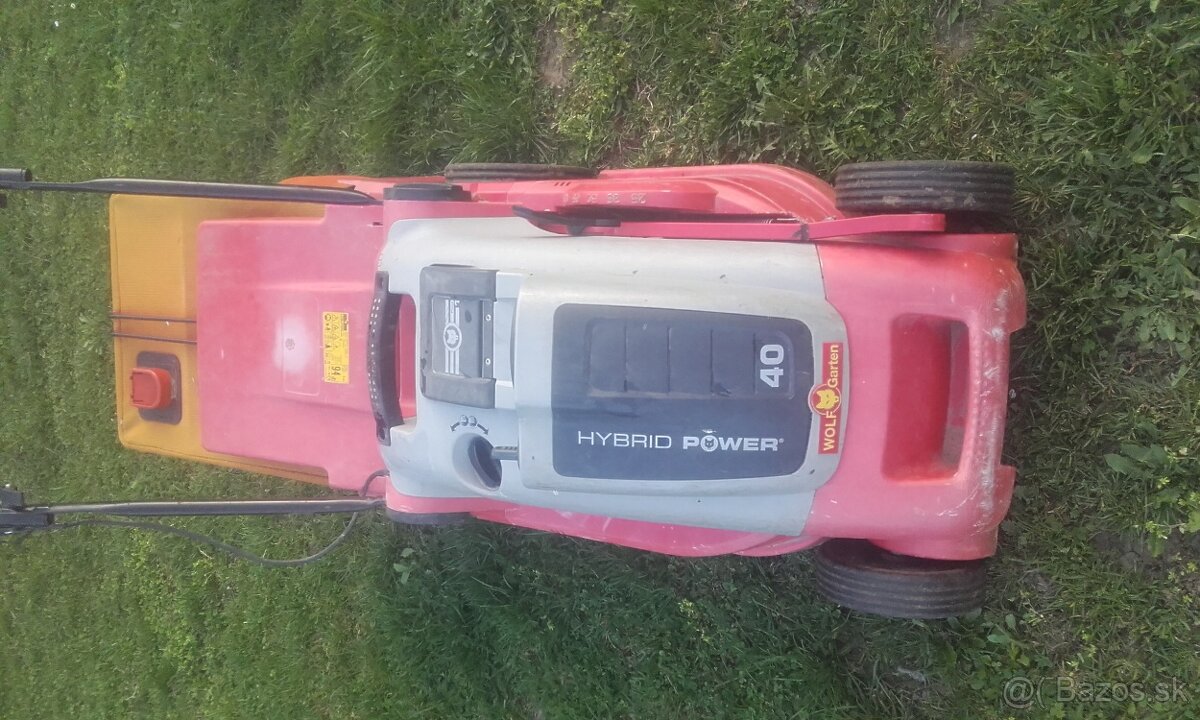 Aku kosačka Wolf agarten 40 V.Hybrid