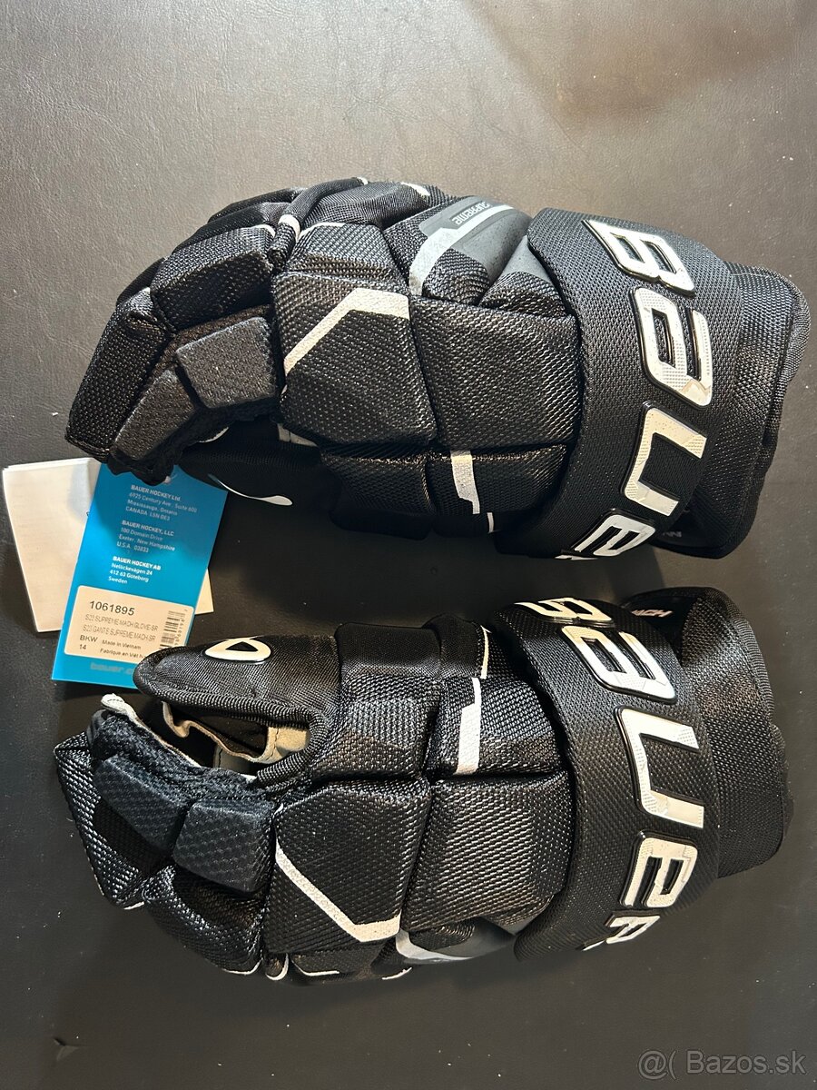 Hokejove rukavice / ribano Bauer