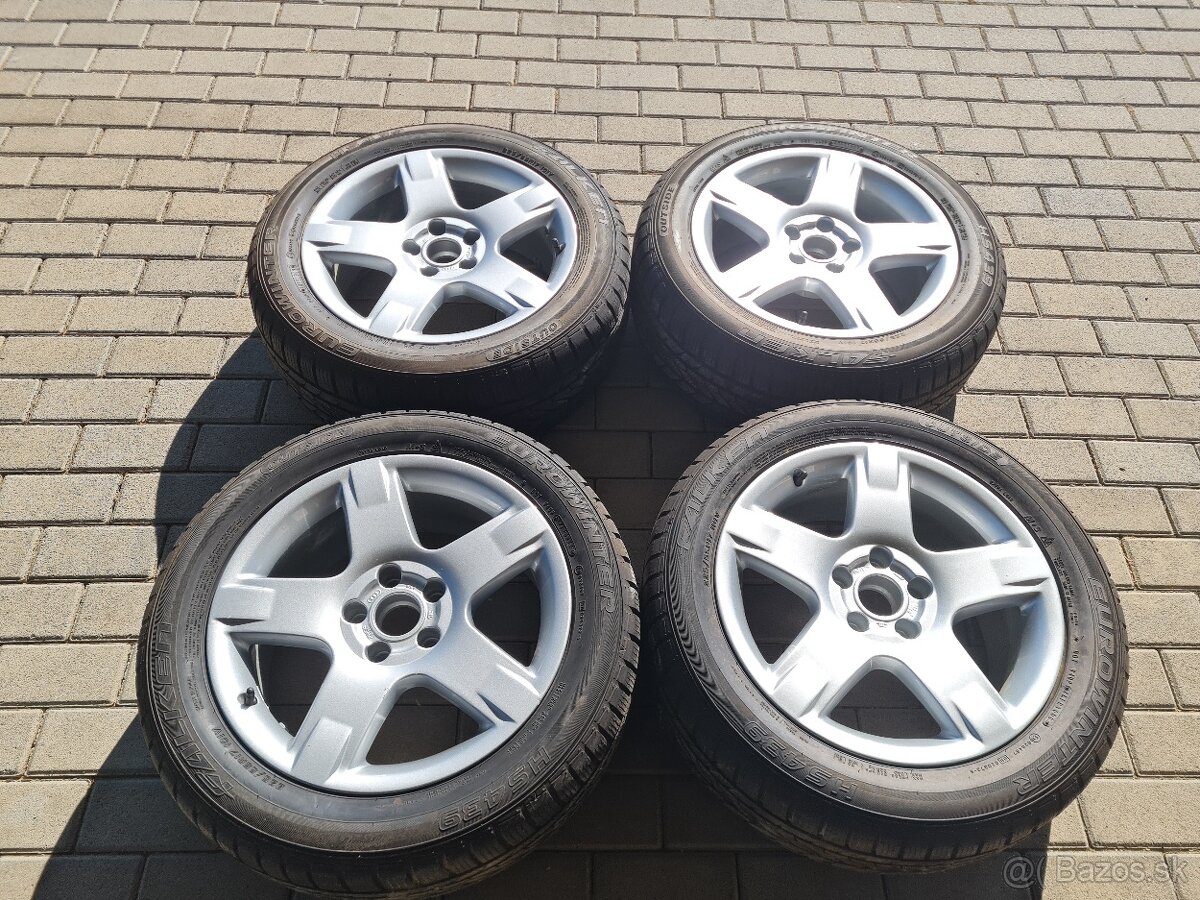 Predám kolesá audi 5x112 7.5j 225/55 r17 et25