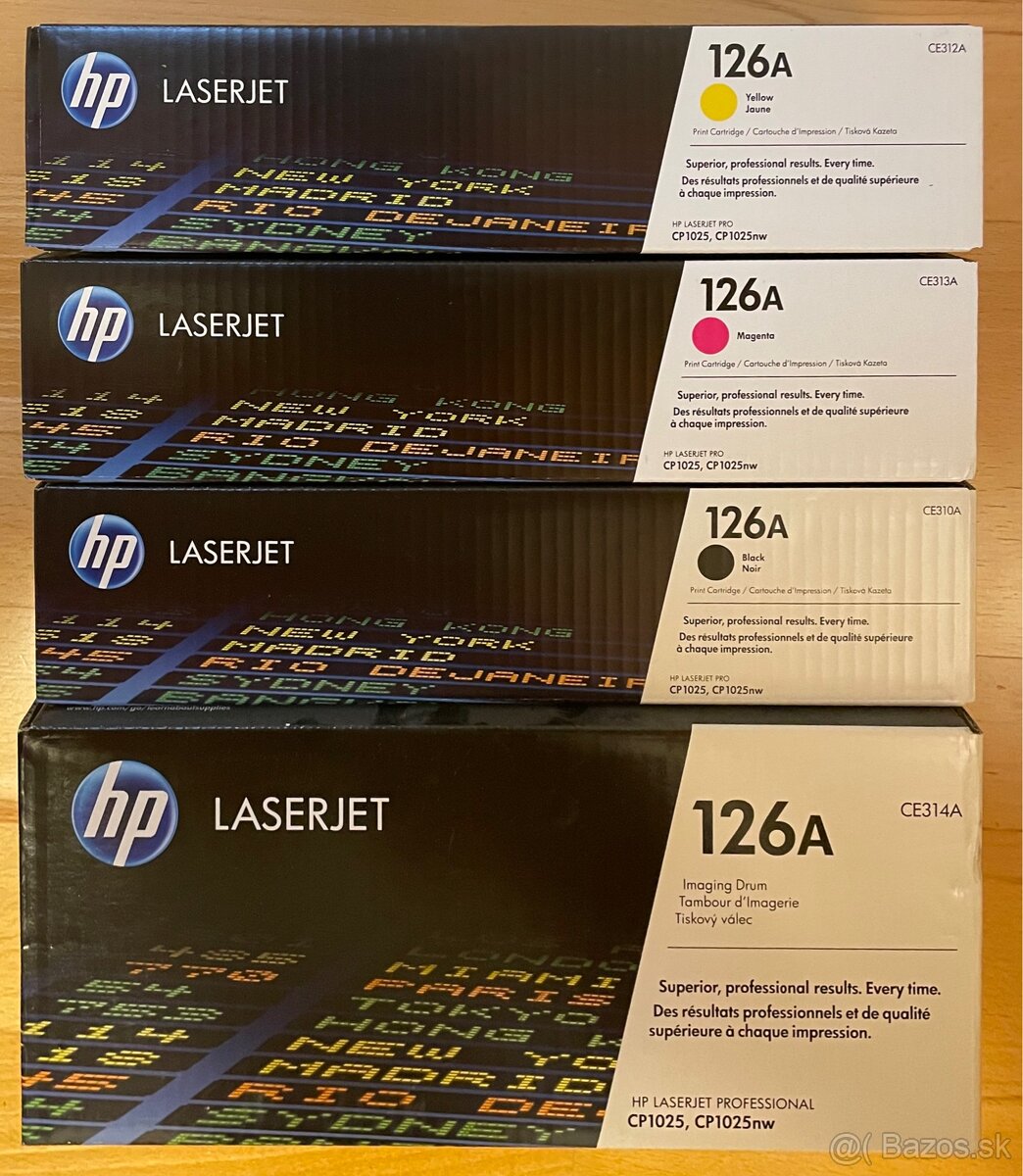 HP LASERJET 126A náhradné náplne